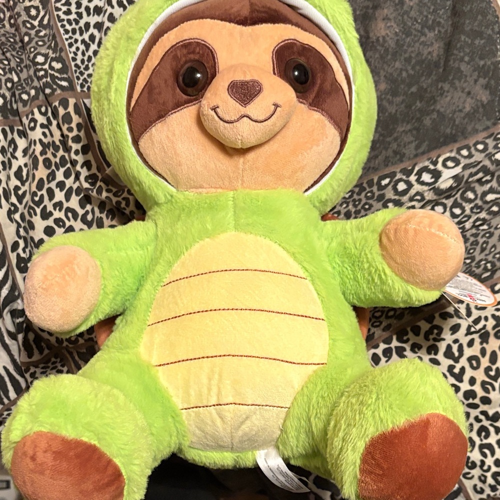Green Sloth Plush Toy